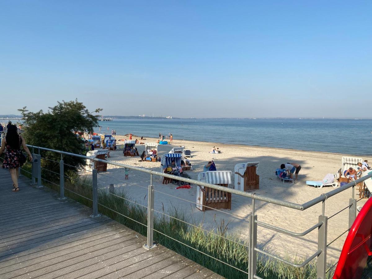 Studio Mit Panorama-Meerblick Und Direkter Strandlage In Scharbeutz Dış mekan fotoğraf