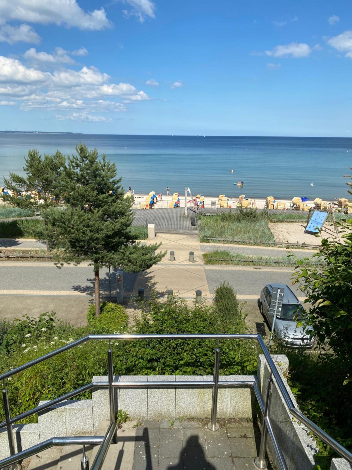 Studio Mit Panorama-Meerblick Und Direkter Strandlage In Scharbeutz Dış mekan fotoğraf